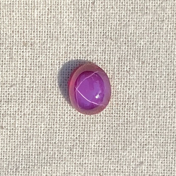 AMAZING Synthetic Star Ruby loose stone - Picture 8 of 8